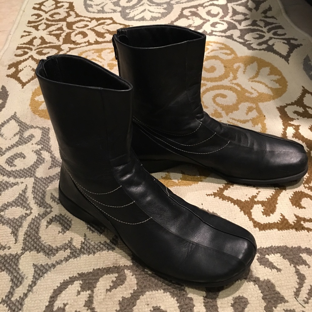 Nine West Leather Mod ankle boots